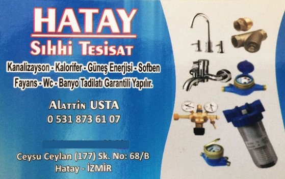 SIHHİ TESİSAT,DEKORASYON, HATAY, SIHHİ TESİSAT, KONAKTA İÇ DIŞ DEKORASYON, KOMPLE TADİLAT