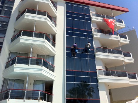 ALSANCAK, NARLIDERE, GAZİEMİR, BORNOVA,  DIŞ CEPHE CAM TEMİZLİĞİ, KARŞIYAKA