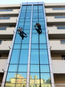 ALSANCAK, NARLIDERE, GAZİEMİR, BORNOVA,  DIŞ CEPHE CAM TEMİZLİĞİ, KARŞIYAKA