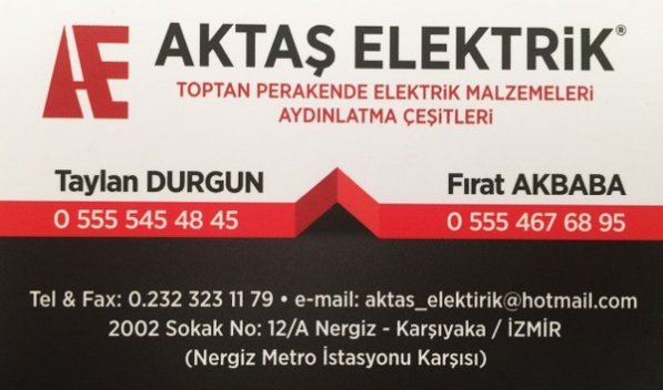 KARŞIYAKA TOPTAN ELEKTRİK MALZEME SATIŞ, AYDINLATMA MALZEMELERİ,  BOSTANLI ELEKTRİKÇİ