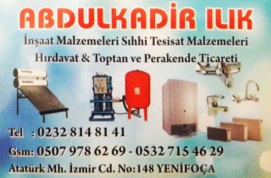 YENİ FOÇADA SIHHİ TESİSAT, YENİ FOÇADA SU TESİSATI, SIHHİ TESİSAT