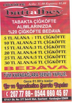 BATTALBEY KARABAĞLAR,ESERKENT, BOZYAKA, GÜNALTAY, YENİÇAMLIK, ESKİÇAMLIK, SANAYİ, ESKİİZMİR