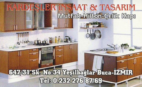 İNŞAAT TASARIM, BUCADA DEKORASYON, BUCADA İNŞAAT, ŞİRİNYERDE MUTFAK TASARIM