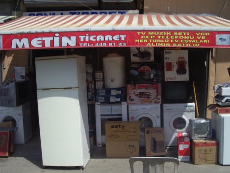 İZMİRDE İKİNCİ EL EŞYA, İZMİRDE SPOT, İKİÇEŞMELİK SPOT,  METİN TİCARET