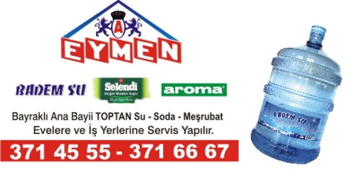 BAYRAKLIDA BADEM SU,BAYRAKLI GEL AL SU,  BADEM SU BAYRAKLI, EYMEN TİCARET, BADEM, SU ANA BAYİİ