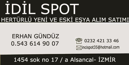 BASMANE,ÇANKAYA,ALSANCAK SPOTCU-SPOT- ESYA ALANLAR,2EL ESYA ALİM SATIMI-SPOTÇU-SPOT