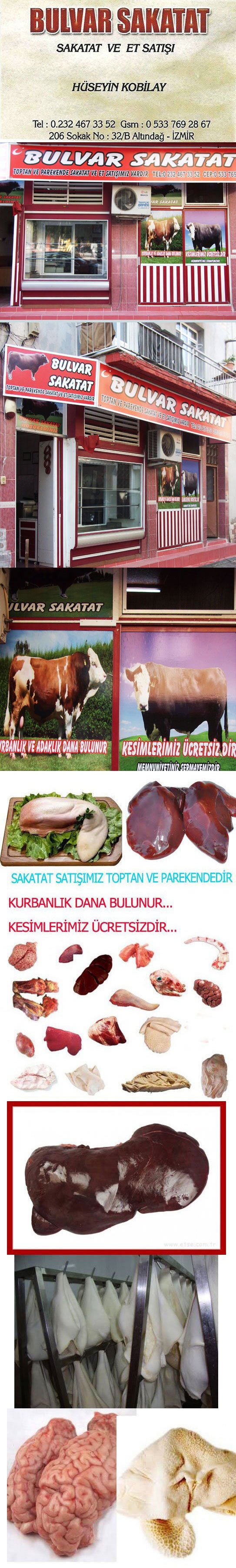 SAKATAT - ET, İZMİRDE SAKATATÇI, BORNOVADA SAKATATÇI