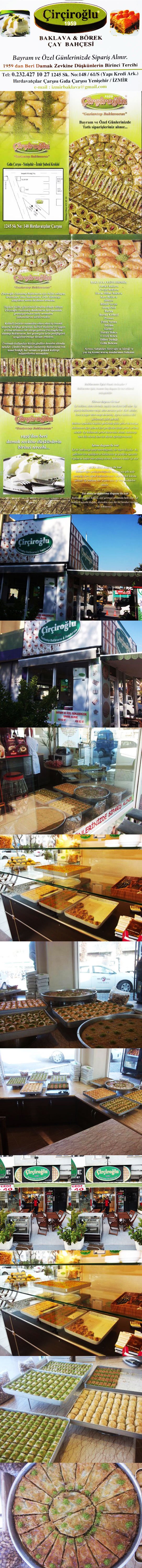 İZMİR BAKLAVA, ÇIRÇIROĞLU GAZİANTEP BAKLAVALARI ,GAZİANTEP BAKLAVA NERDE YENİR