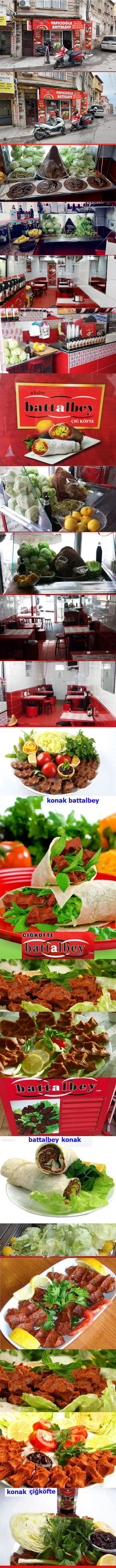 KONAK ÇİĞKÖFTE,BATTALBEY ÇİĞ KÖFTE,EŞREFPAŞADA ÇİĞKÖFTE,YAPICIOĞLU BATTALBEY