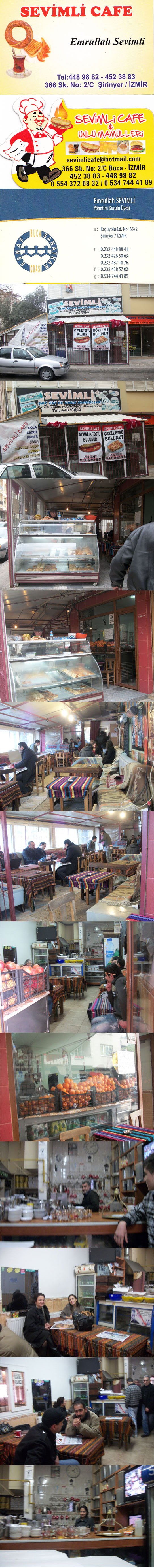 BUCADA CAFE, ŞİRİNYERDE CAFE,BUCA CAFE