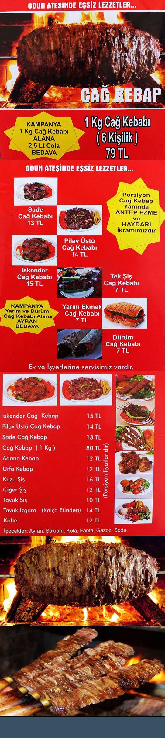 BAYRAKLI CAĞ KEBAP ,BAYRAKLI DÖNERCİ ,PAKET  SERVİSİ , BAYRAKLIDA DÖNERCİ