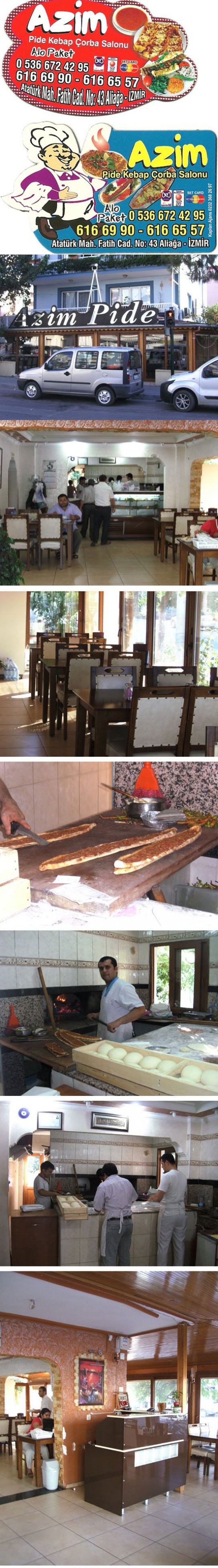 İZMİR,ALİAĞADA PİDE SALONU, ALİAĞADA ÇORBA SALONU, ALİAĞADA KEBAP SALONU