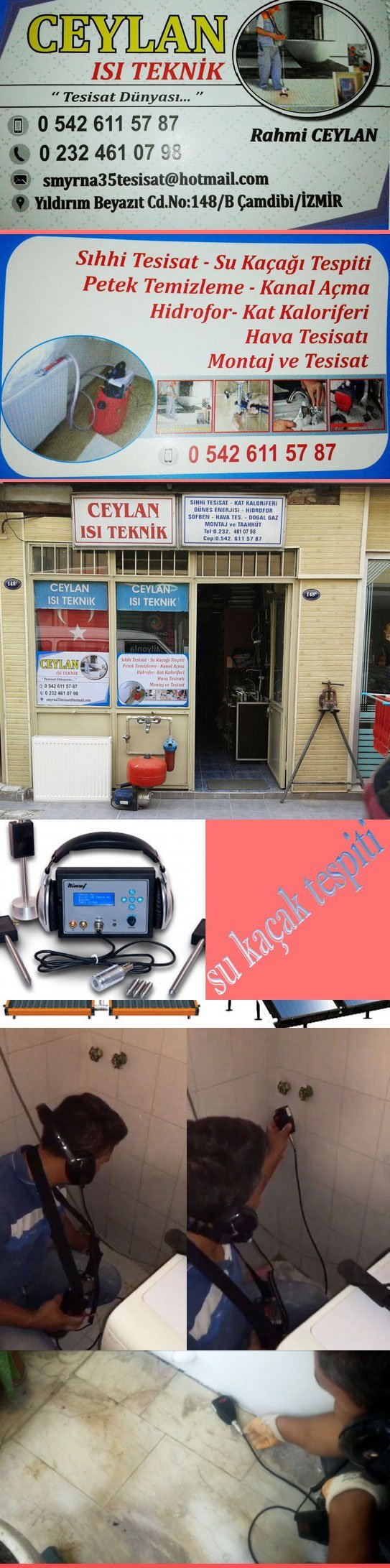 BORNOVA,ÇAMDİBİ,ALTINDAĞ SIHHİ TESİSAT,SU KAÇAK TESPİT,TIKANIKLIK  AÇMA,PETEK TEMİZLEME