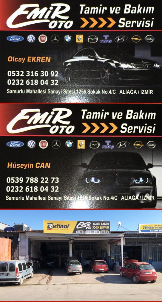 ALİAĞADA OTO TAMİR, ALİAĞA OTO BAKIM SERVİSİ, EMİR OTO TAMİR VE BAKIM SERVİSİ