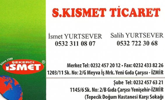  İZMİRDE ŞEKERCİ