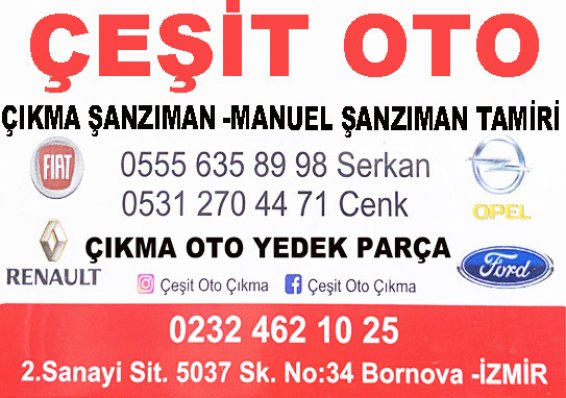 izmir çıkma şanzıman