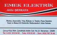 izmir 2. el elektrik malzemele