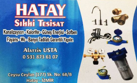 HATAY SIHHİ TESİSAT